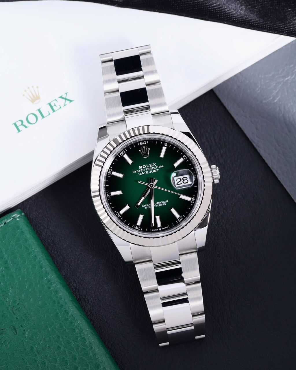 ROLEX DateJust Oyester Green Dial