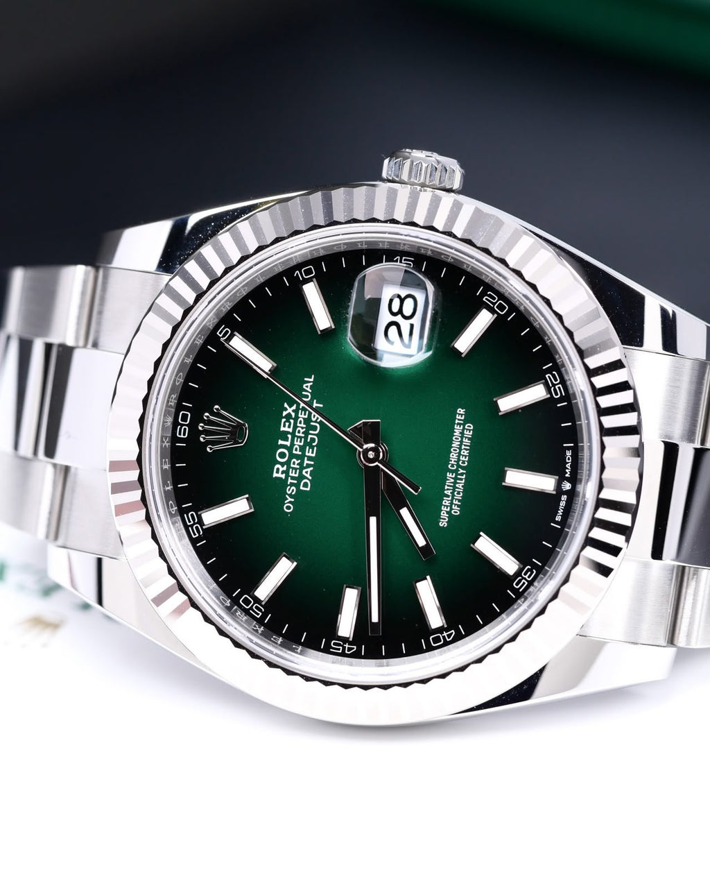ROLEX DateJust Oyester Green Dial