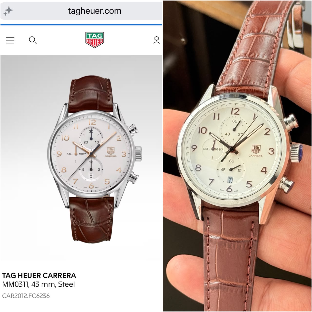 TAG HEUER CARRERA 1887