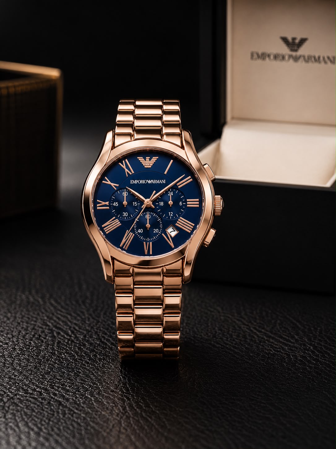 EMPORIO ARMANI ROSE GOLD CHRONOGRAPH