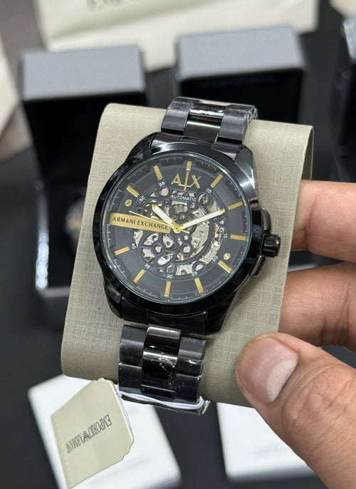 Armani Exchange Hampton Back Open Automatic Machinery Live
