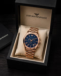 EMPORIO ARMANI ROSE GOLD CHRONOGRAPH