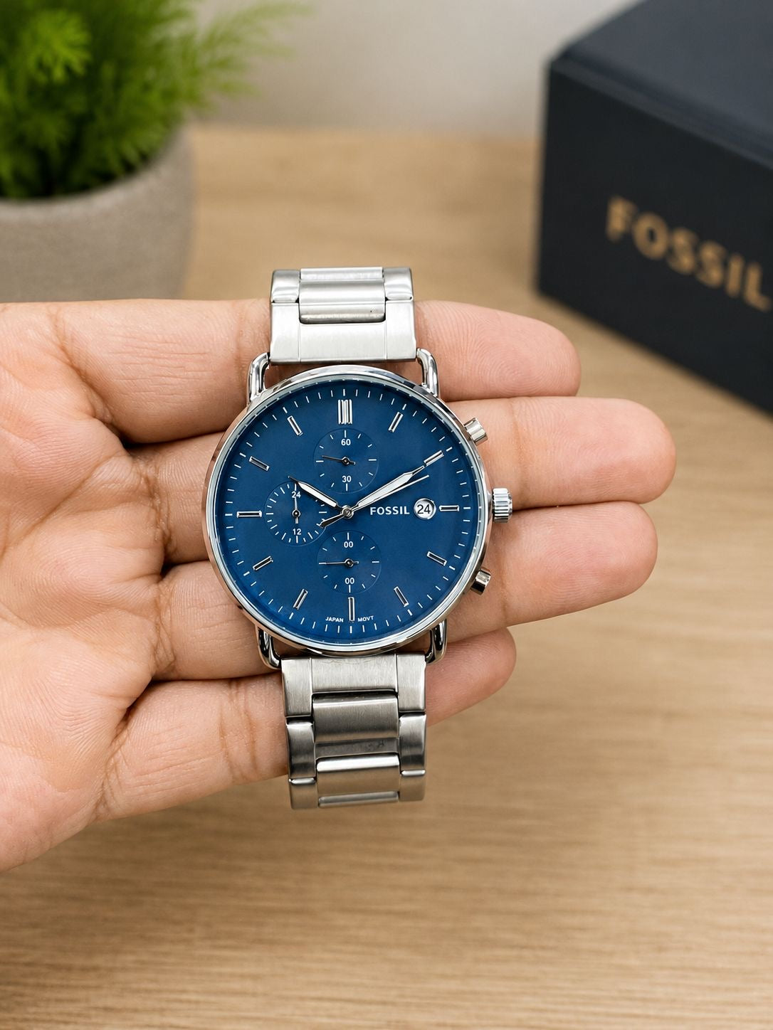 Fossil Men’s Stainless Stewl Chronograph Watch
