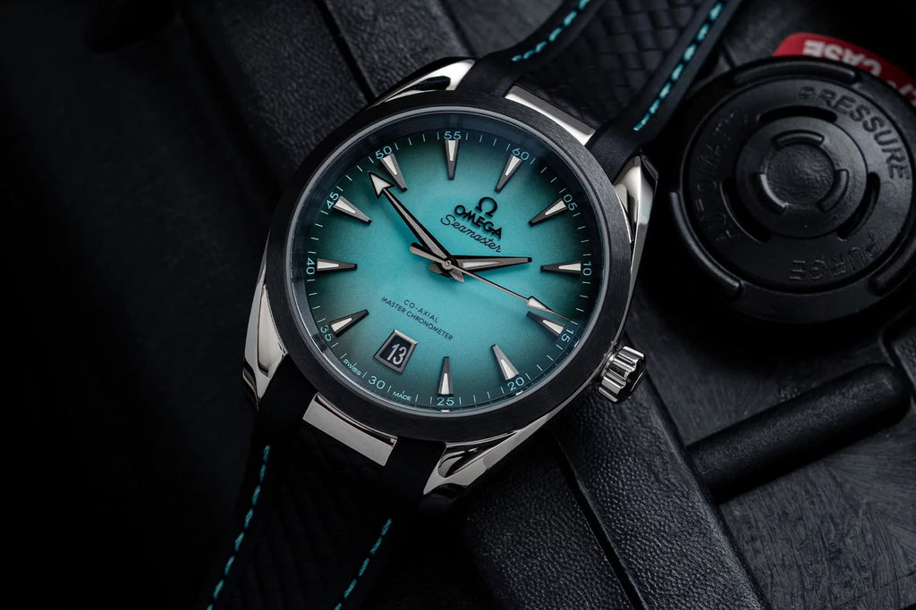 Omega Seamaster Aqua Terra  turquoise