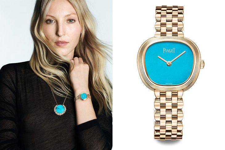 Piaget Sixtie striking turquoise dial For Her