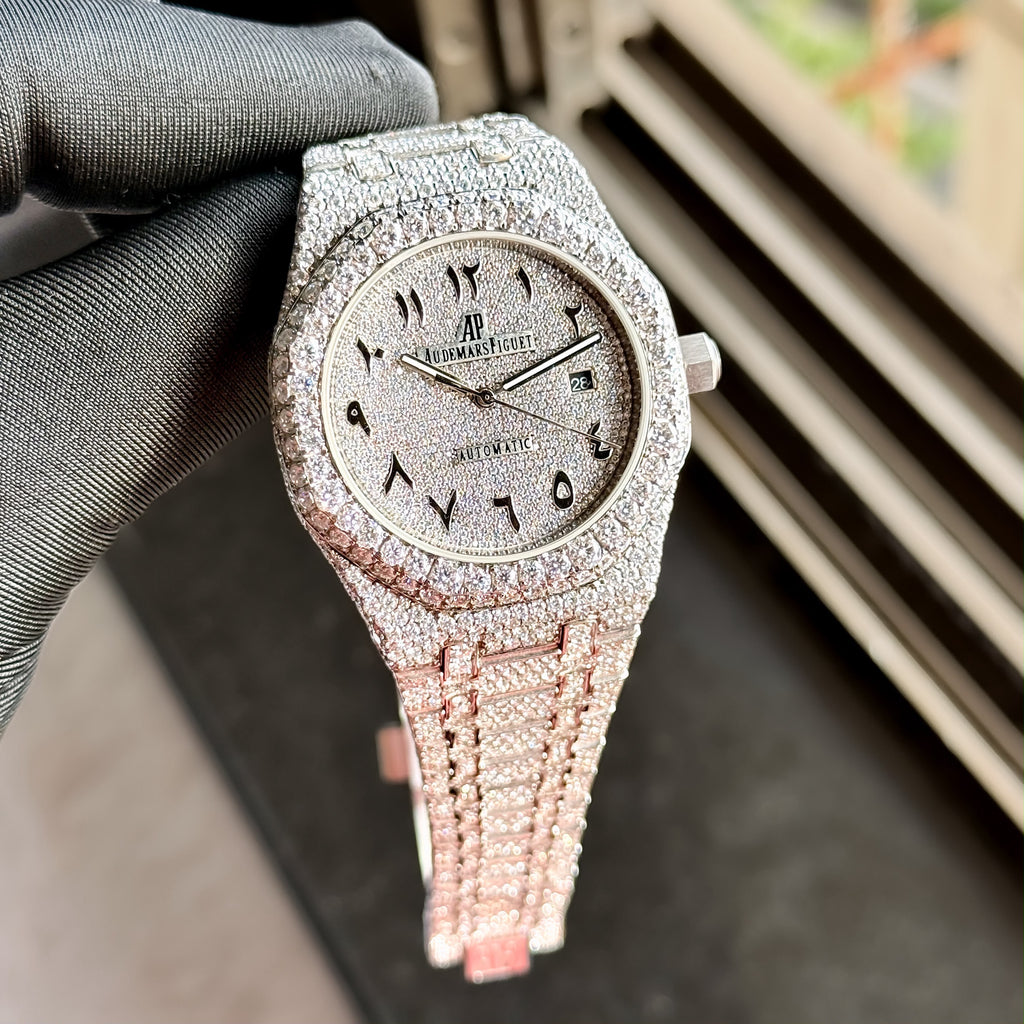 Audemars Piguet Royal Oak Customized Moissanite Iced-out