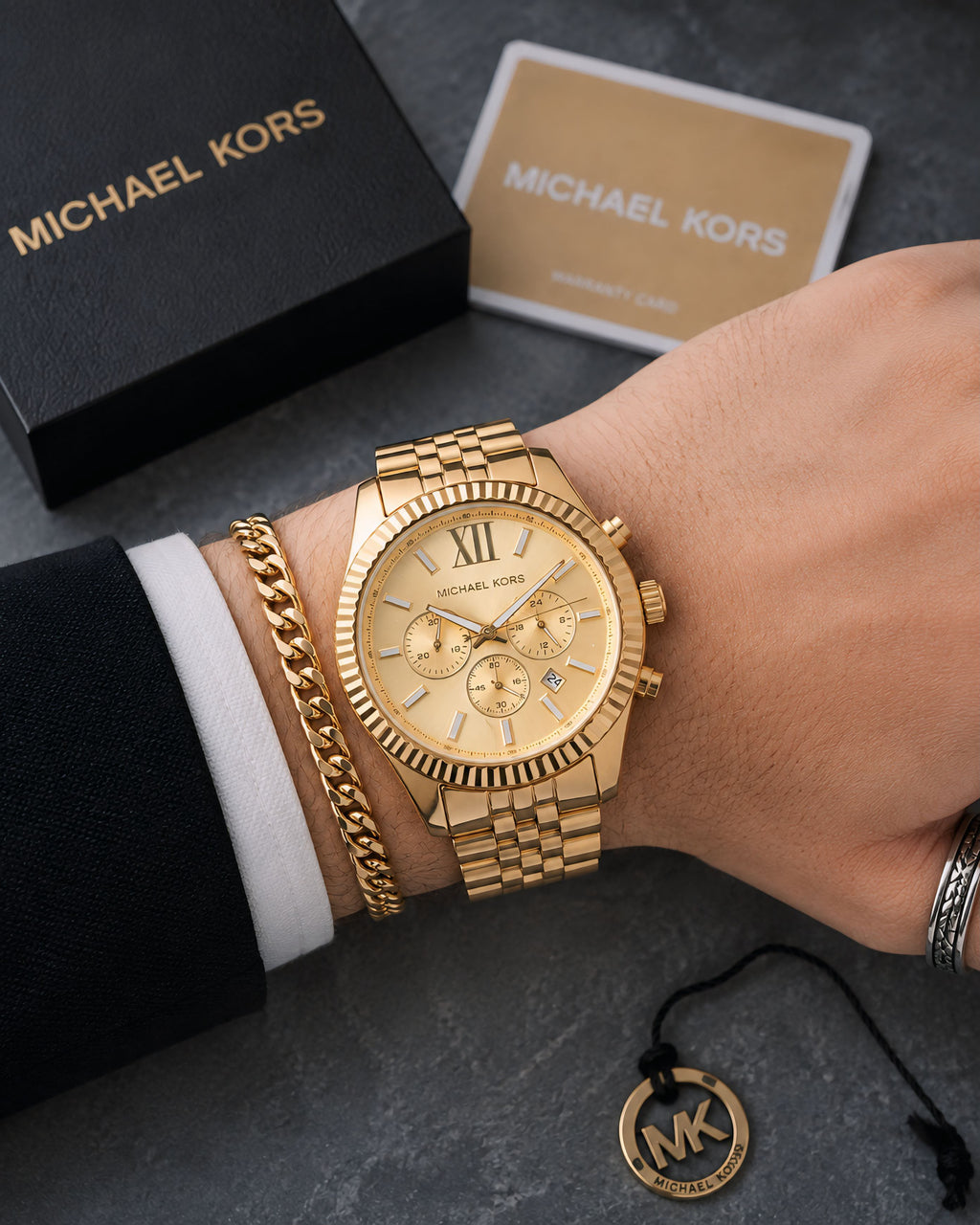 MICHAEL KORS LEXINGTON GOLD