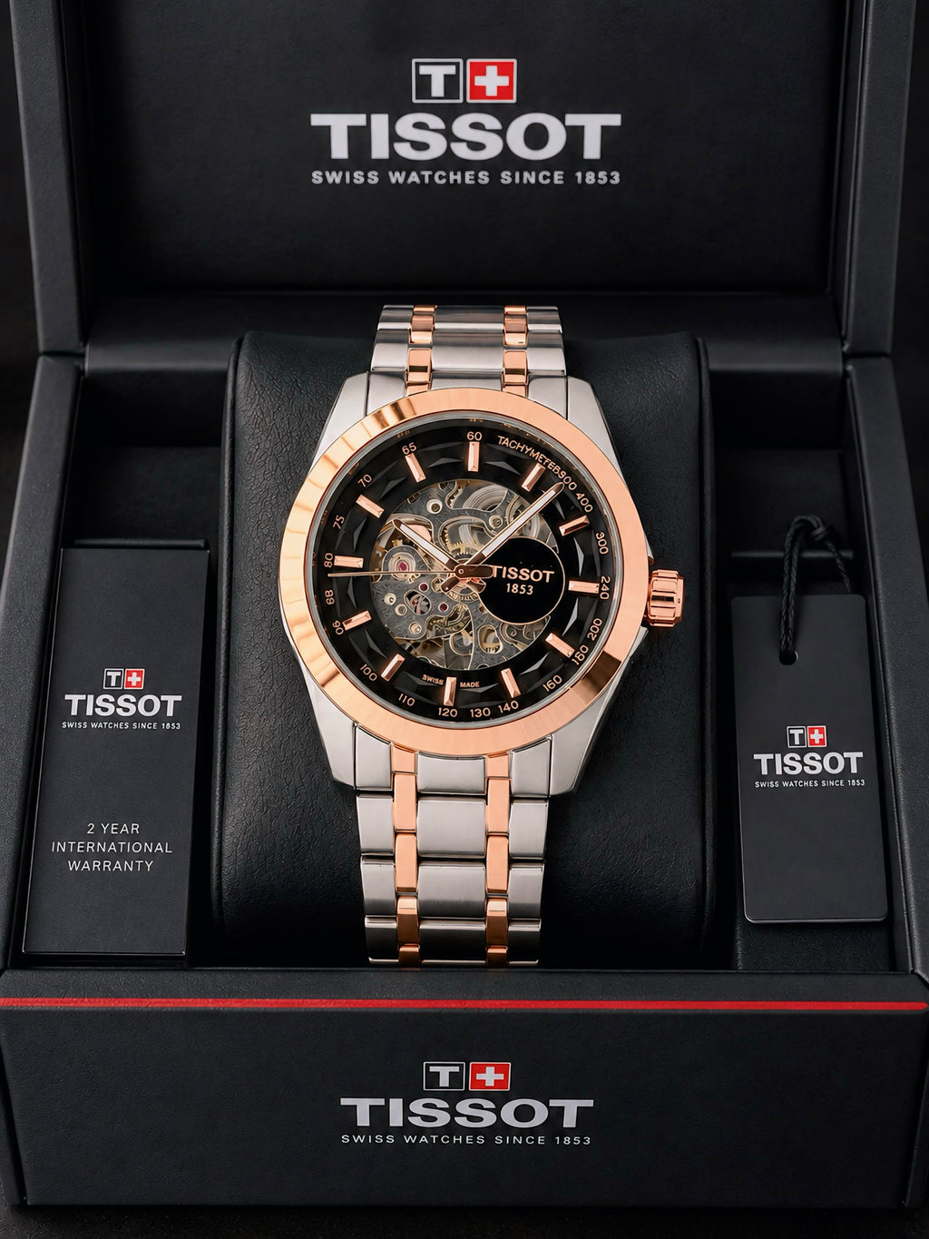 Tissot Couturier Mechanical Open Back Watch