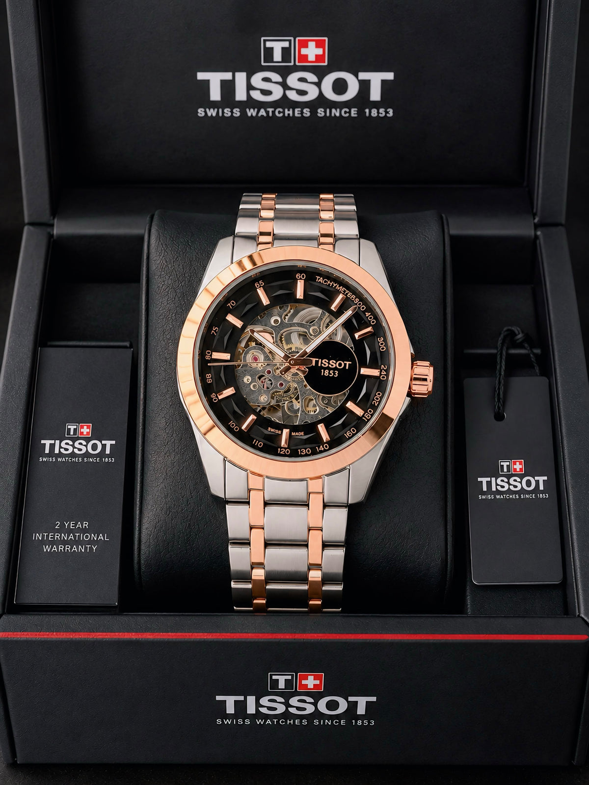 Tissot Couturier Mechanical Open Back Watch