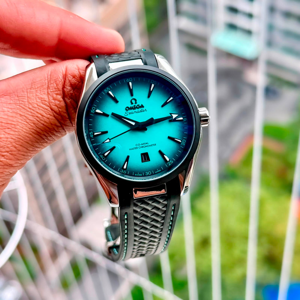 Omega Seamaster Aqua Terra  turquoise