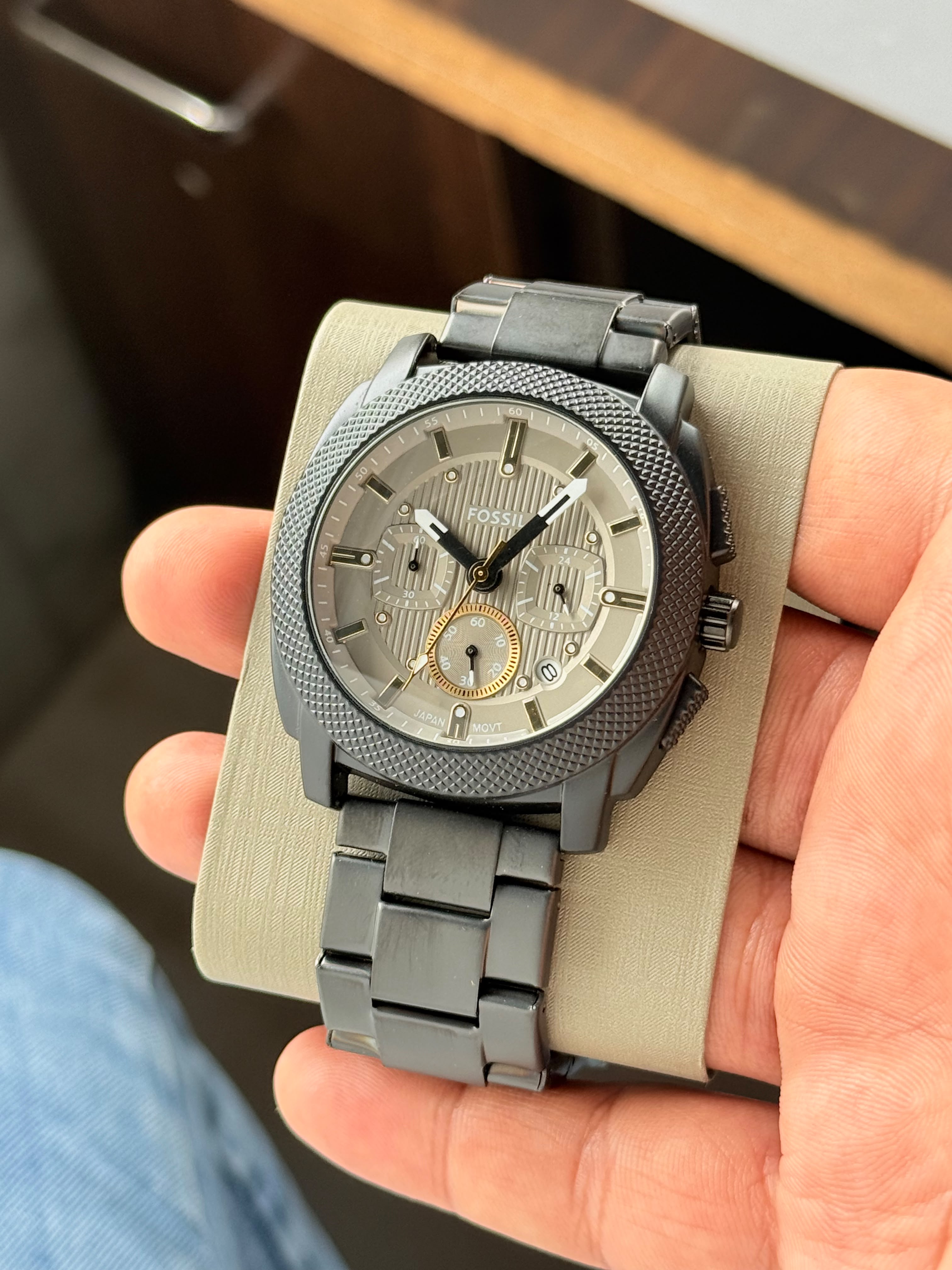 Fossil Machine Chronograph Analog Matte-Grey