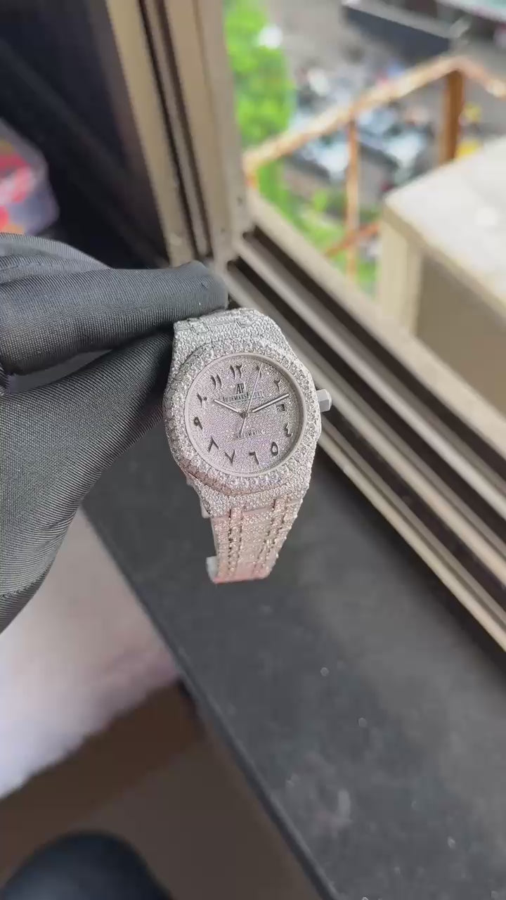Audemars Piguet Royal Oak Customized Moissanite Iced-out